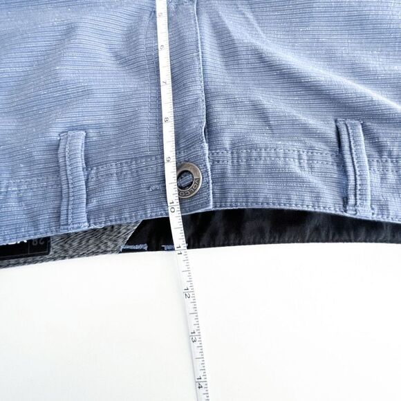 Volcom Mens Frickin Snt Slub Hybrid Way Stretch Shorts Deep Water Size 28 - Picture 5 of 7